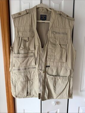 Woolrich Men's Khaki Elite Series Tactical Field Vest